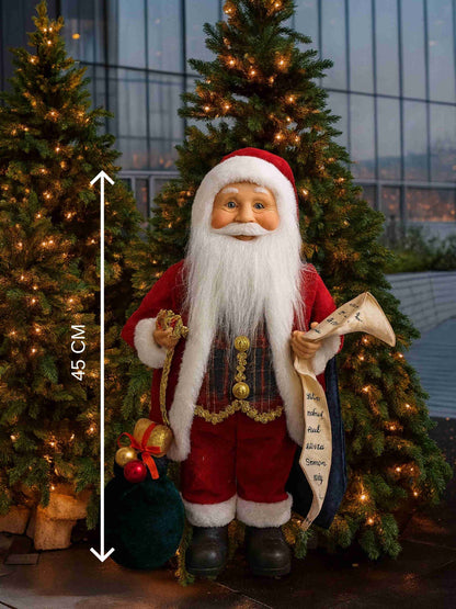 SaintNicholas™ 45 Cm Noel Baba Figürü
