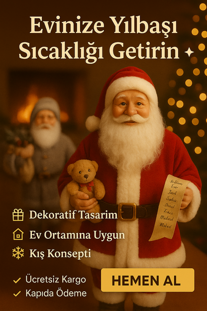 SaintNicholas™ 45 Cm Noel Baba Figürü