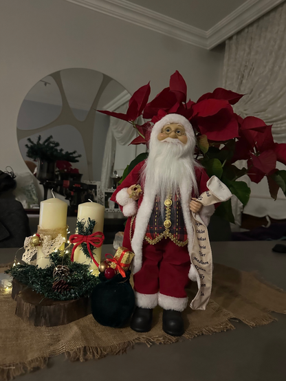 SaintNicholas™ 45 Cm Noel Baba Figürü