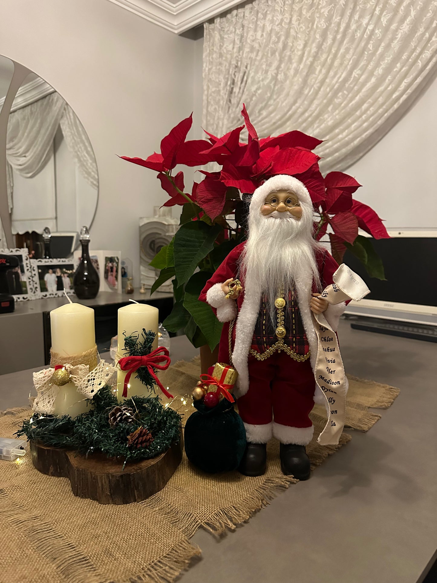 SaintNicholas™ 45 Cm Noel Baba Figürü